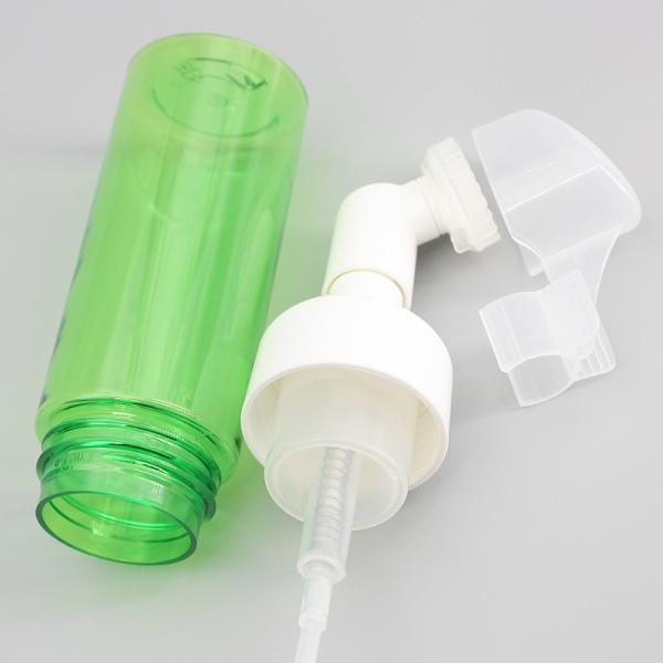 O silicone escova a garrafa da bomba da espuma 180ml do sabão 138mm