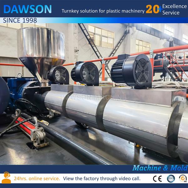 máquina de molde plástica do sopro do tambor 200liter dobro Ring Chemical Drum Extrusion de 55 galões