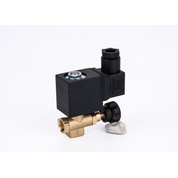 Etrany2Way 1/4in Steam  DC24V Brass Material Stop Solenoid Valve Normal Temperature Control Manual 1 Year Warranty ODM/OEM