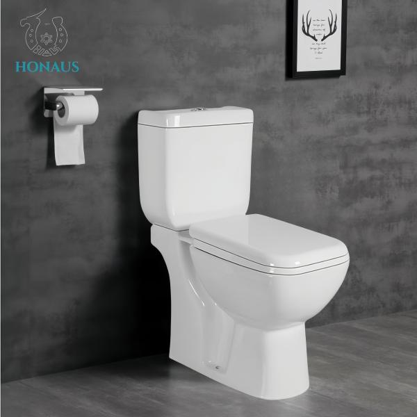 Hotel Bathroom S/P Trap Two Piece Toilet Bowl Large Quantity High Quality Ceramic