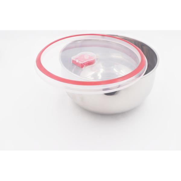 3 pcs Small size Kitchenware stainless steel storage container set round shape food preservation box