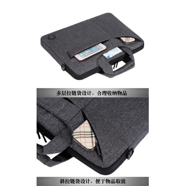 13.3 16.5 17.3 17 19 Inch Tote Laptop Bags For Women , Custom Print Oxford