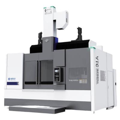 Heavy CNC Vertical Lathe VTC200140H Max.Swing Diameter 2500mm CNC Vertical Lathe Milling Combo