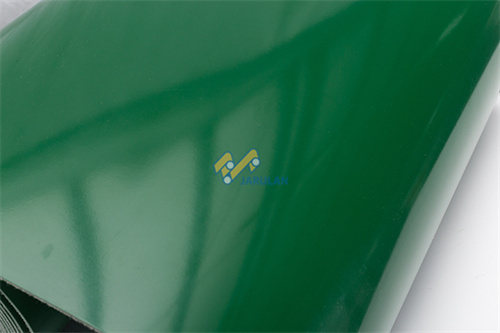 JARULAN Factory Price 2.5mm Petrol Blue PVC Conveyor Belt 2 Ply Polyester Fabric 2000mm Width