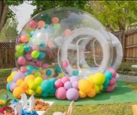 Dome Igloo à haute performance Pvc clair tunnel unique Camping extérieur Transparent Partys gonflables Tentes à bulles maison