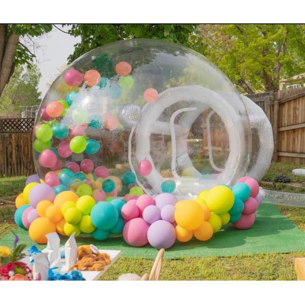 Высокопроизводительный купол Иглу ПВК Прозрачный однотоннельный аутдоэр Кампинг Прозрачный надувные вечеринки Пузырьные палатки Дом