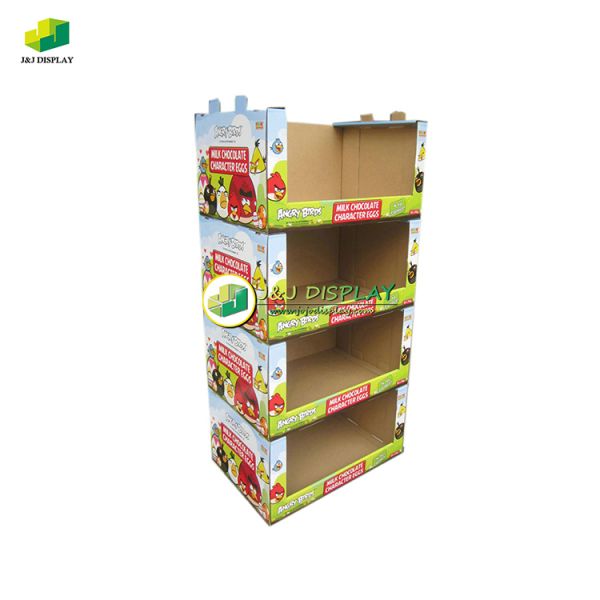 Corrugated Board Pop Display Stand Stackable for Retail Store Advertising Exhibition