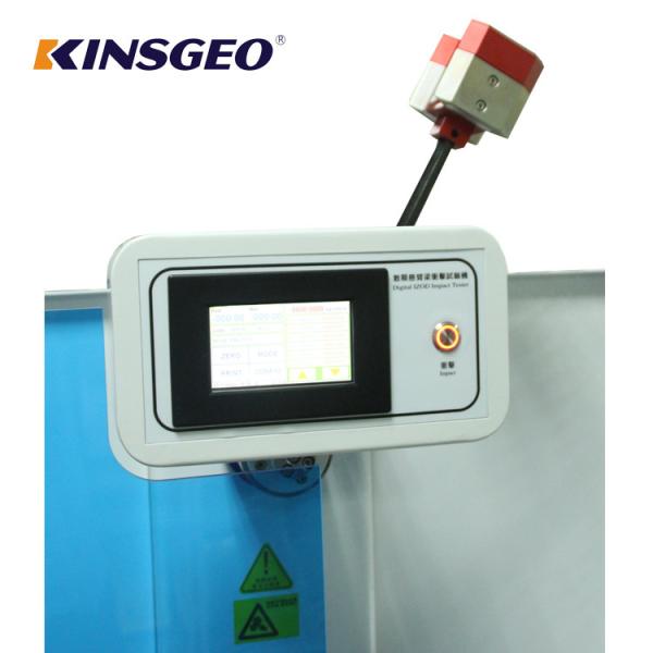 indicação digital Charpy do tamanho de 560* 300* 840mm e equipamento de teste da resistência ao impacto de Izod com toque do LCD para o plástico