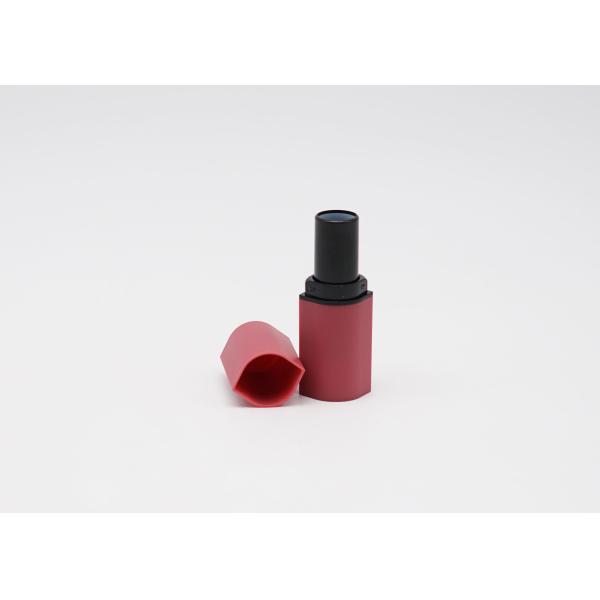 Контейнеры бальзама губы формы косоугольника сливы SGS алюминиевые резиновые крася