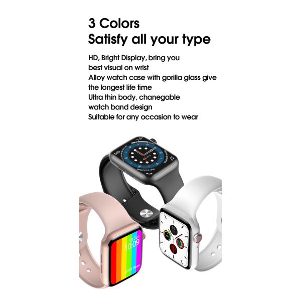 Дозор экрана касания шкалы 44mm W26+ полный умный с вызывая функцией