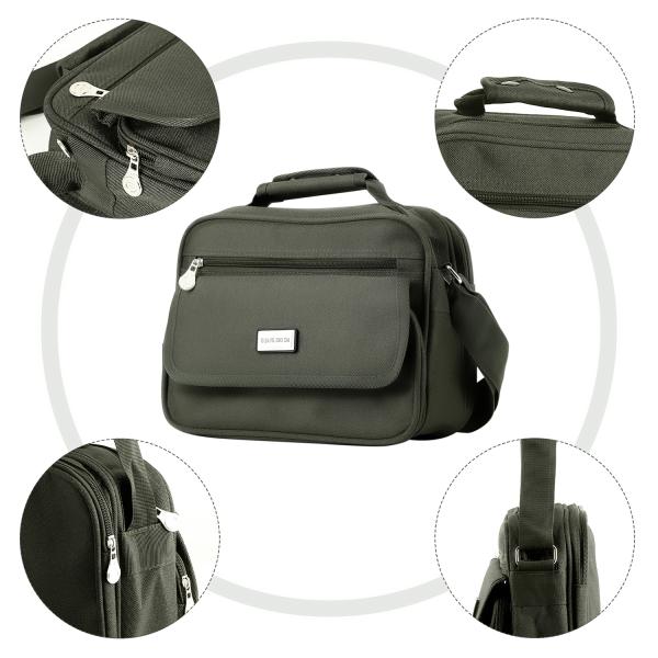 Multi Pocket Shoulder Messenger Bag Oxford Waterproof Male Travel Crossbody Bags