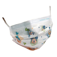 Latex Free Kids Disposable Mask , Foldable Kids Sick Mask Fliud Resistant