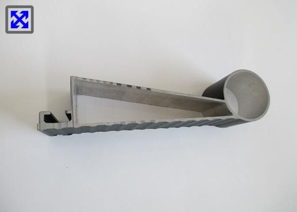 Powder Coating Black Aluminium Profile , Aluminium Structural Profiles Length ＜7m