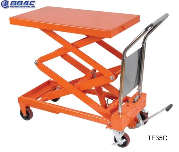 AA4C Elevador hidráulico manual de caminhão Cargas pesadas Mesa de elevação hidráulica
