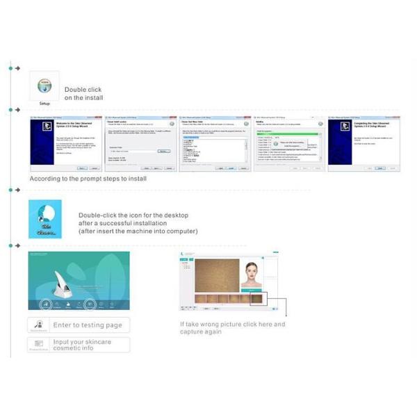New Item Portable USB Skin Scanner Analyzer AH880U with Sonix DSP Processor Beauty Equipment Facial Scanner Machine