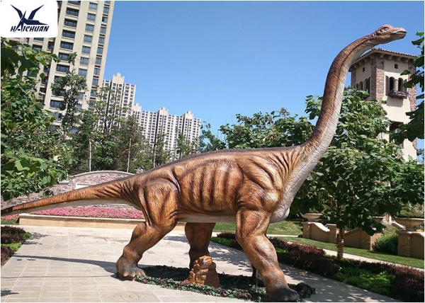 Playground Decoration Giant Dinosaur Statue Realistic Brachiosaurus Dinosaur Replica