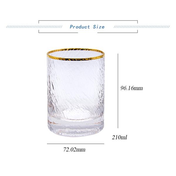 Логотип на заказ Эспрессо Шот Стаканы Рок Виски Негрони Стаканы 210 мл