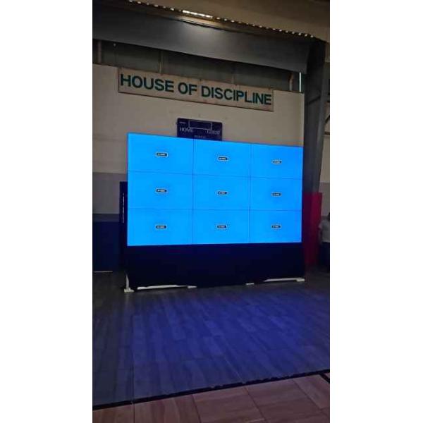 HD LCD видеотелевизионная стена с ультра узким краем экспозиционной видеостены Большой размер креативная видеостеня