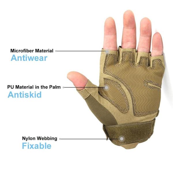 Outdoor Tactical Protective Gear Cycling Motorcycle Full Finger Gloves
