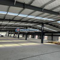Entrepôt de structure en acier industriel préfabriqué modulaire sur mesure