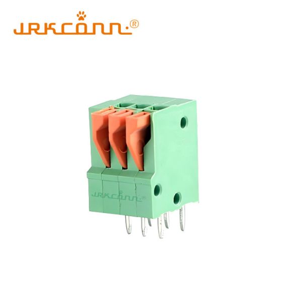 2.54mm Pitch PA66 Housing PCB Spring Terminal Block for Tool-Free Connection