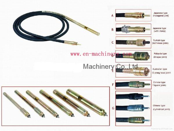 Vibrating Of Concrete High Frequency Concrete Vibrator Shaft 6m/12m Length For Construction Tools