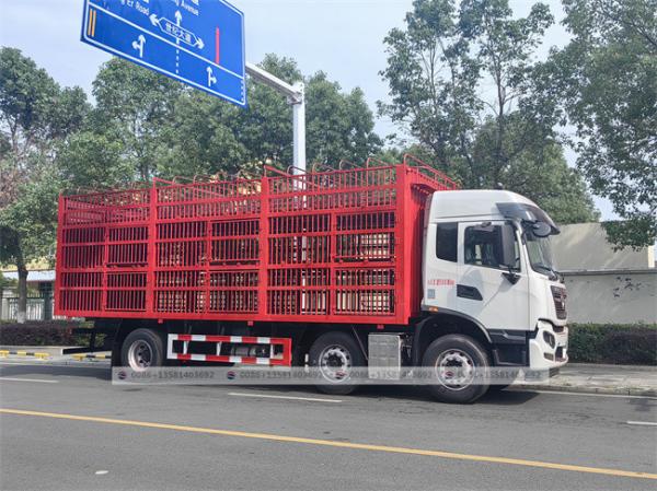 Dongfeng Good Quality Fence Type Cargo Truck Pigs Transport Vehicle for All Farm Livestock and Poultry Delivery