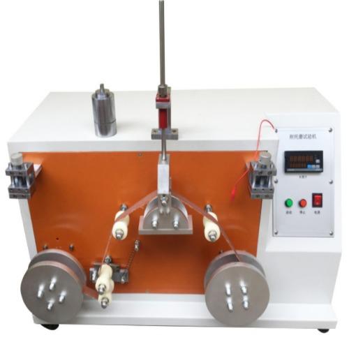 DIN 72551 ISO 6722 Máquina de ensayo de arrastre con banda abrasiva para cables de automóviles