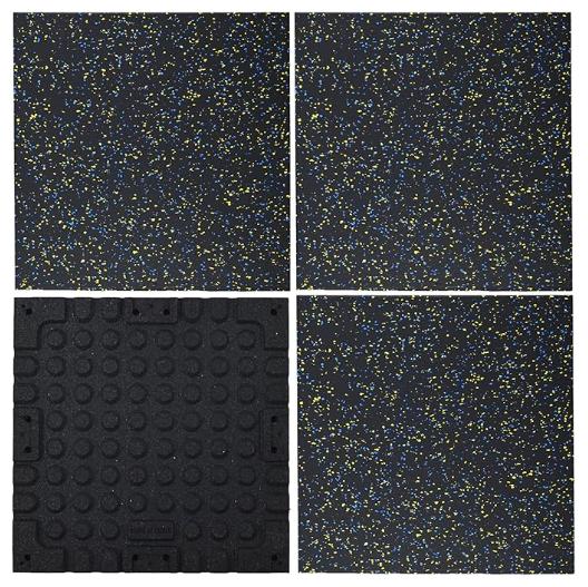 Gym Rubber Flooring Tile EPDM Rubber Sheet in Different Size