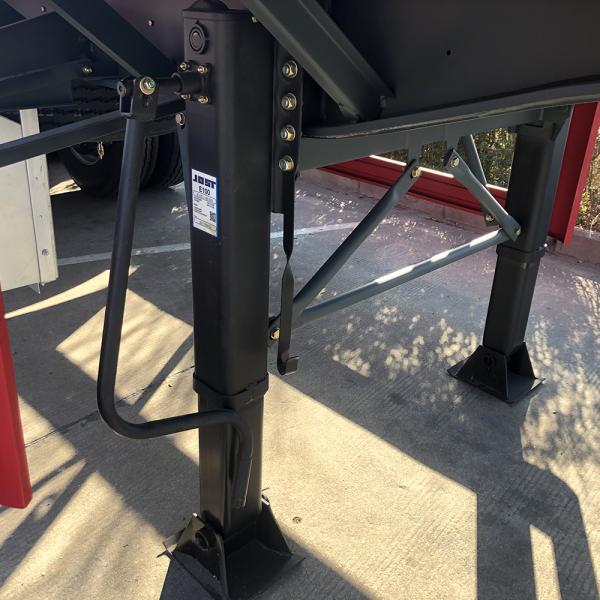 CIMC HUAJUN Flatbed Container Semi Trailer with 12 Twist Locks and Custom's Requirement