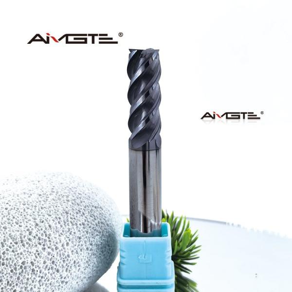 10mm TiAlSiN Carbide U Channel Cutter Precision Ground Flat End Mill for Steel Grooving