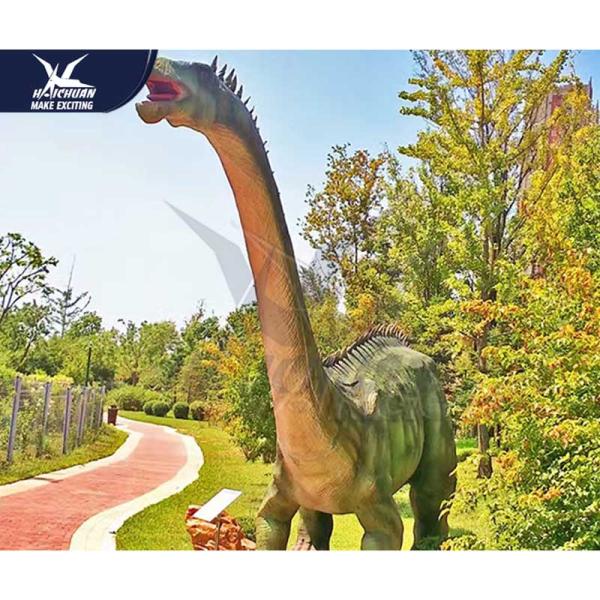 Gaint Waterproof  Realistic Dinosaur Models /  CE RoHS Dinosaur Garden Art