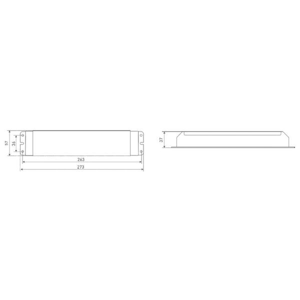 24Vdc 150W Output DMX / RDM Push DIM LED Intelligent Driver 100-240Vac Input