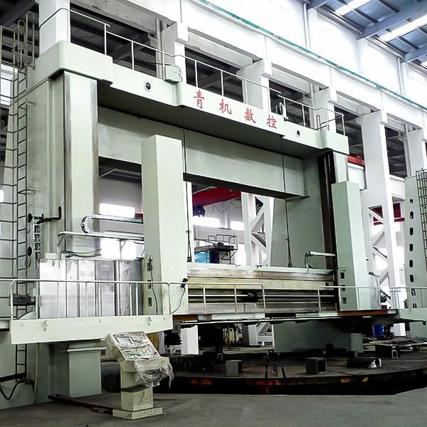 CK52100 Machine à tour CNC verticale lourde de 10 m de diamètre tournant double tourelle Siemens 828D 250 tonnes de capacité
