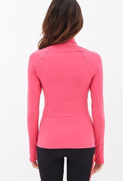 Sports Ladies Running Plain Lightweight Pink SGS Miqi Women Yoga Jacket