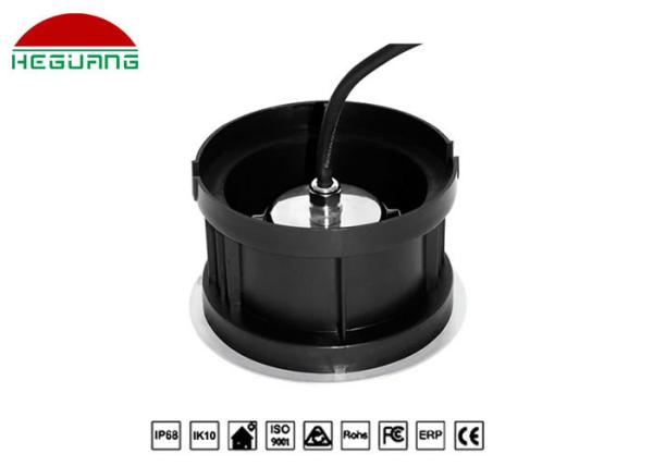 Small Pool Underwater LED Spotlights Dmx512 Muti Color SS316L 18W Excessed Install