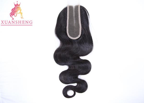 Brazilian Hair Kim Closure 2x6 Swiss Body Wave Silk Base Closure