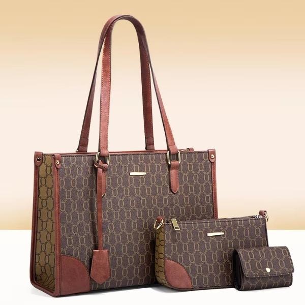 Custom Shape Accepted GHJ-03 Luxury Handbags For Women With Crossbody And Tote Bag Sets