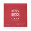 ODM Logo Reusable Packaging Box FSC Portable Reusable Corrugated Delivery Pizza Box