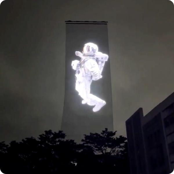 LED drone mounted magic carpet screen Stage banner advertising display LED screen