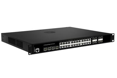 400W 36 Port Industrial Network Switch , Layer 3 220V Switch Hub Industrial