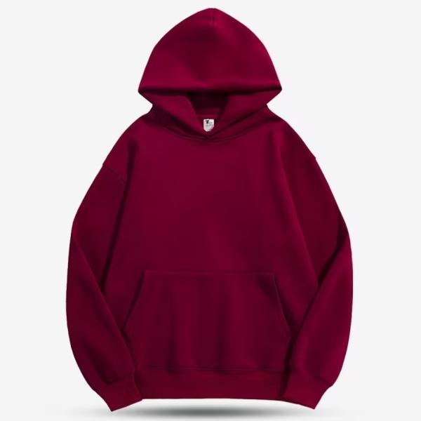 Roupas de rua 500g Peso pesado Homens Camelo com capuz suéter com forro de lã homens de grandes dimensões