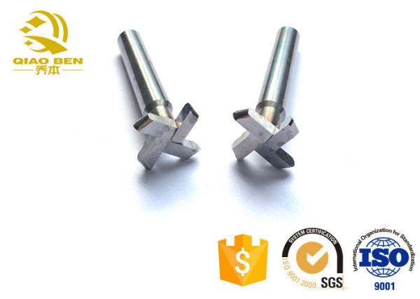 Elevada precisão do moinho de extremidade 6mm do CBN de Diamond End Mills da flauta de PCD quatro nenhum revestimento