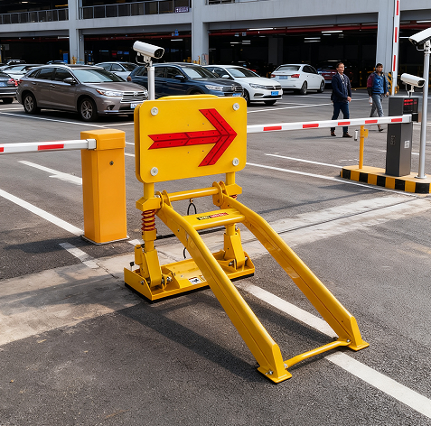 Garbage Truck Parking Spot Barrier Non Slip For Reducing Impact Force