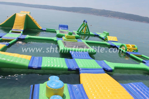 Hot Sale Inflatable Water Park Custom Floating Aqua Playground Giant Obstacle Course Island Water Parks for Sea Lake Pool Events
