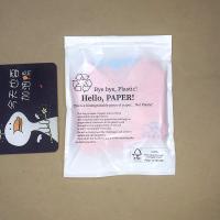 Embalagens de papel revestido com cera translúcida biodegradável e ecológico