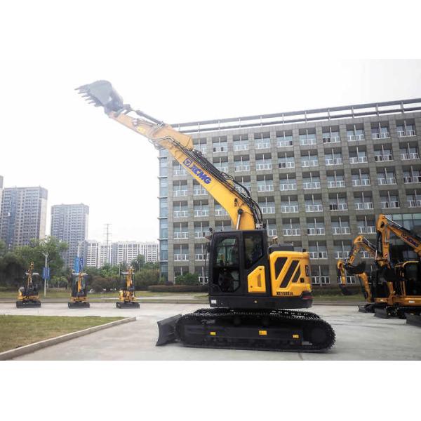 Hydraulic XCMG XE155ECR Euro V 16 Tons Earth Excavator Machine