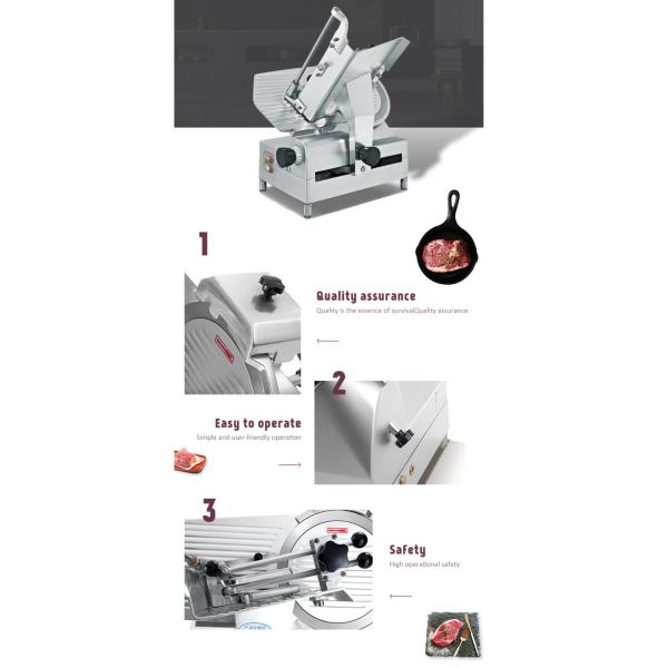 Нержавеющей стали Slicer мяса 12 дюймов автомат для резки Slicer крена мяса коммерчески замороженный