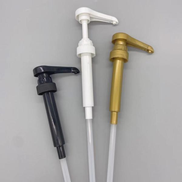 28 400 5ml Plastic Dispenser Pump Milk Honey Fruit Juice Pump Black White Golden