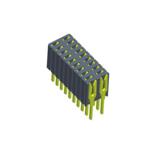 1.27 x 2.54 mm Pitch H 5.7 Dual Row Female Header Connector Straight Type